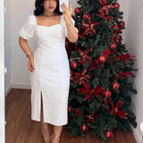 Vestido MIDI tubinho