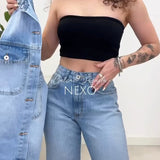 Calça com Jaqueta Jeans