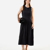 Vestido Midi de Viscose com recortes
