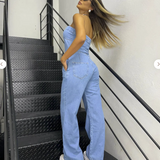 Macacão Jeans Pamela