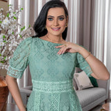 Vestido Celeste