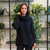 Blusa Biamar gola removível alongada