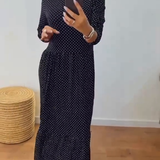 Vestido manga longa Marias