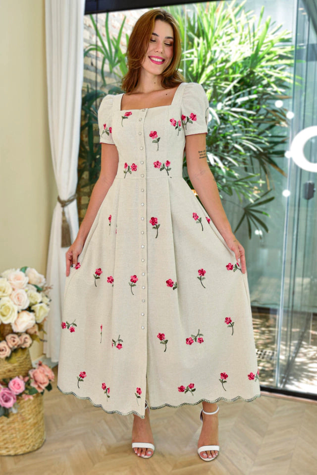 Vestido Pétalas