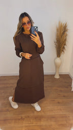 Vestido Veronica em Moletom