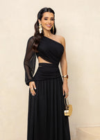 Vestido Longo Tule Nula