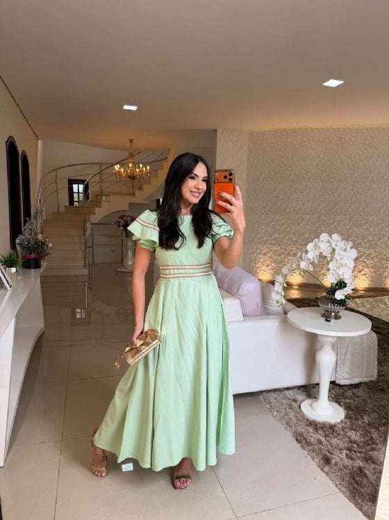 Vestido Maria Fernanda Verde