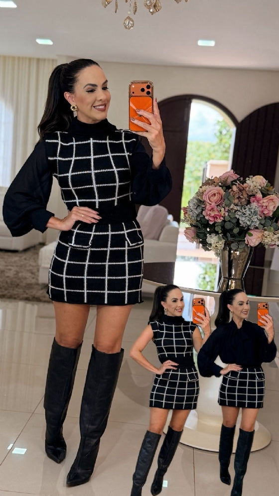 Conjunto Thalia Preto