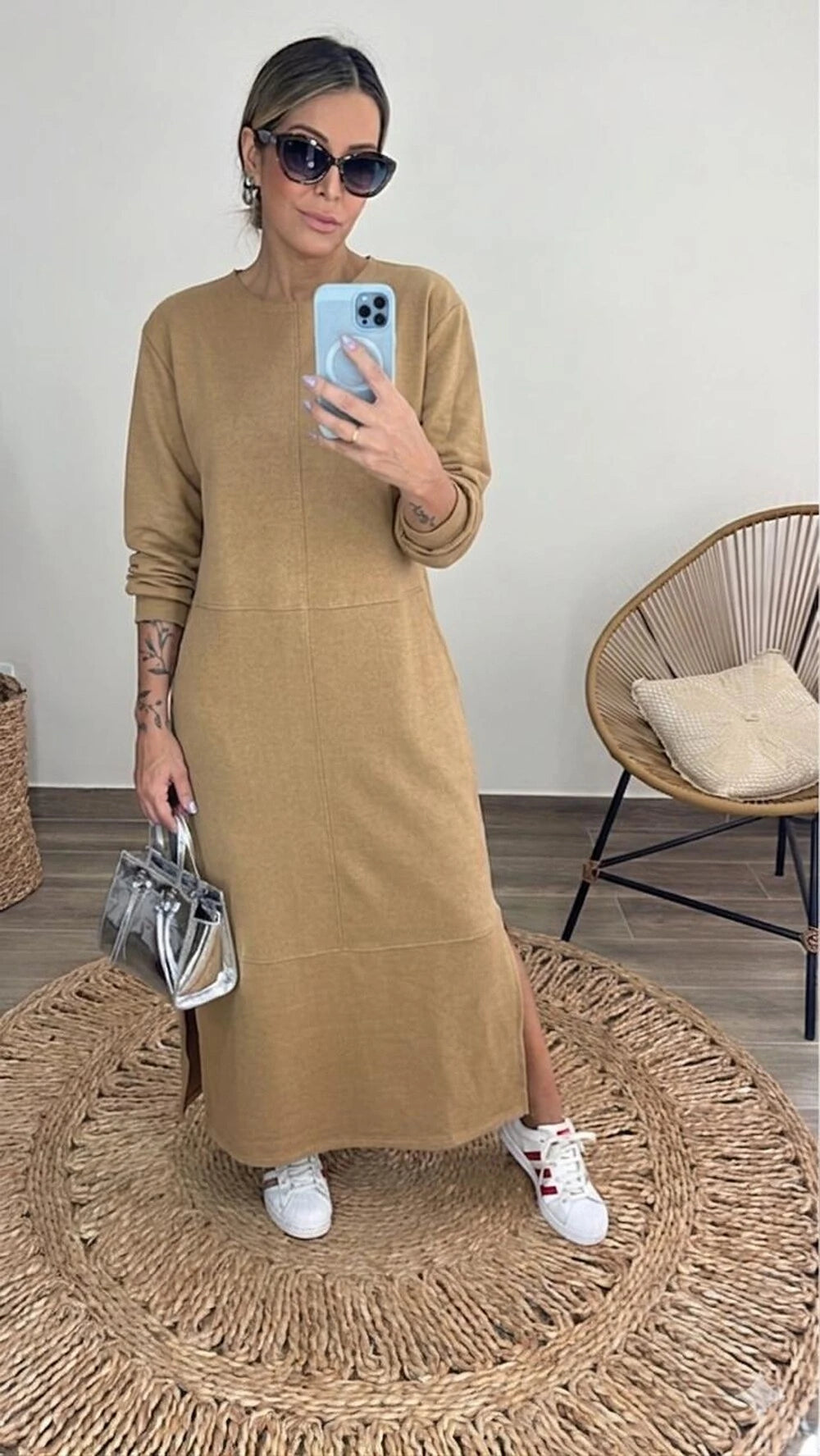 Vestido Veronica em Moletom