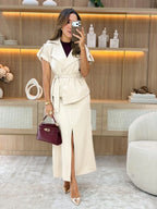 Conjunto alfaiataria | com cinto