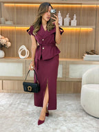 Conjunto alfaiataria | com cinto