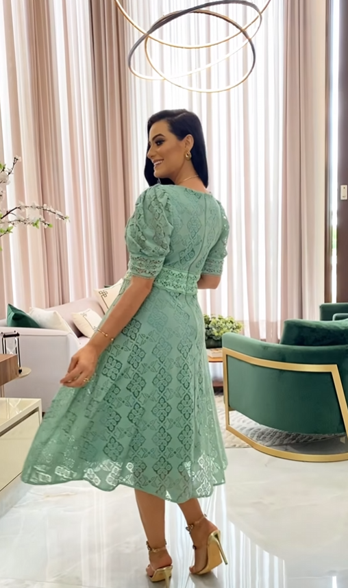 Vestido Celeste