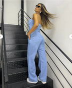 Macacão Jeans Pamela