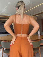 Trijunto Corselet Calça e Blazer
