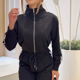Conjunto moletom com listras laterais
