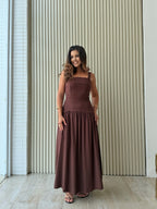 Vestido em Linho Sarjado Mary