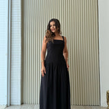 Vestido em Linho Sarjado Mary