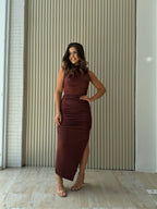 Vestido Midi Drapeado