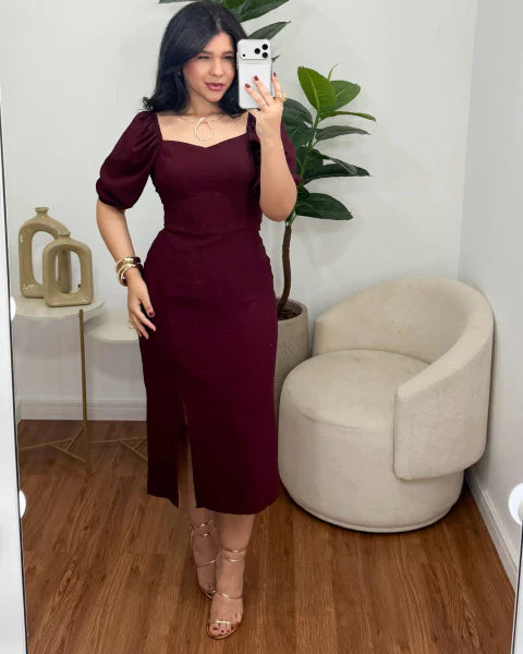 Vestido MIDI tubinho