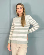 TRICOT MOUSSE LISTRADO
