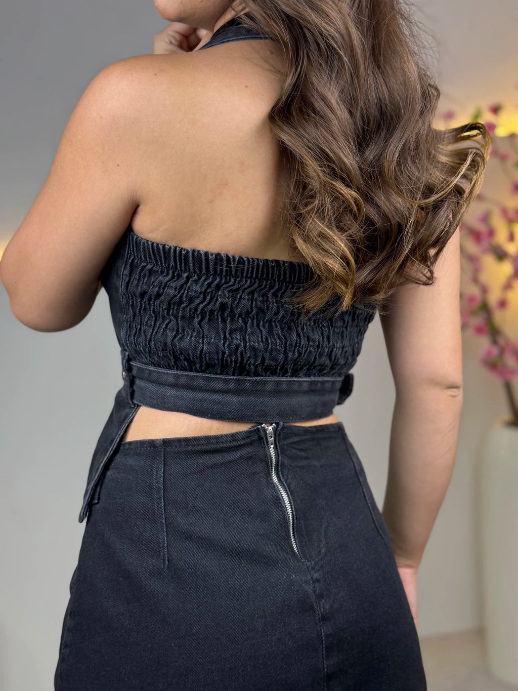 Conjunto Jeans Preto