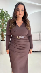 Vestido Rebeca com cinto
