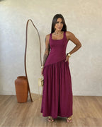 Vestido longo Romantic