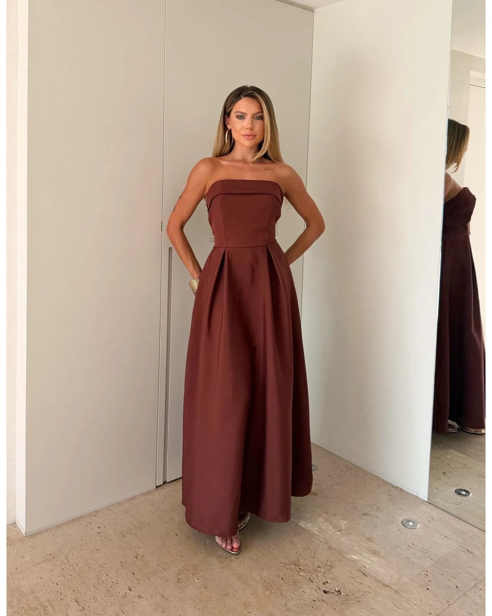 Vestido longo Meghan