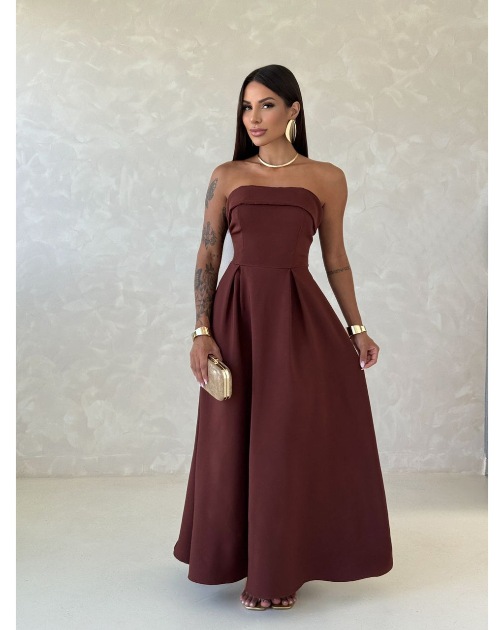 Vestido longo Meghan