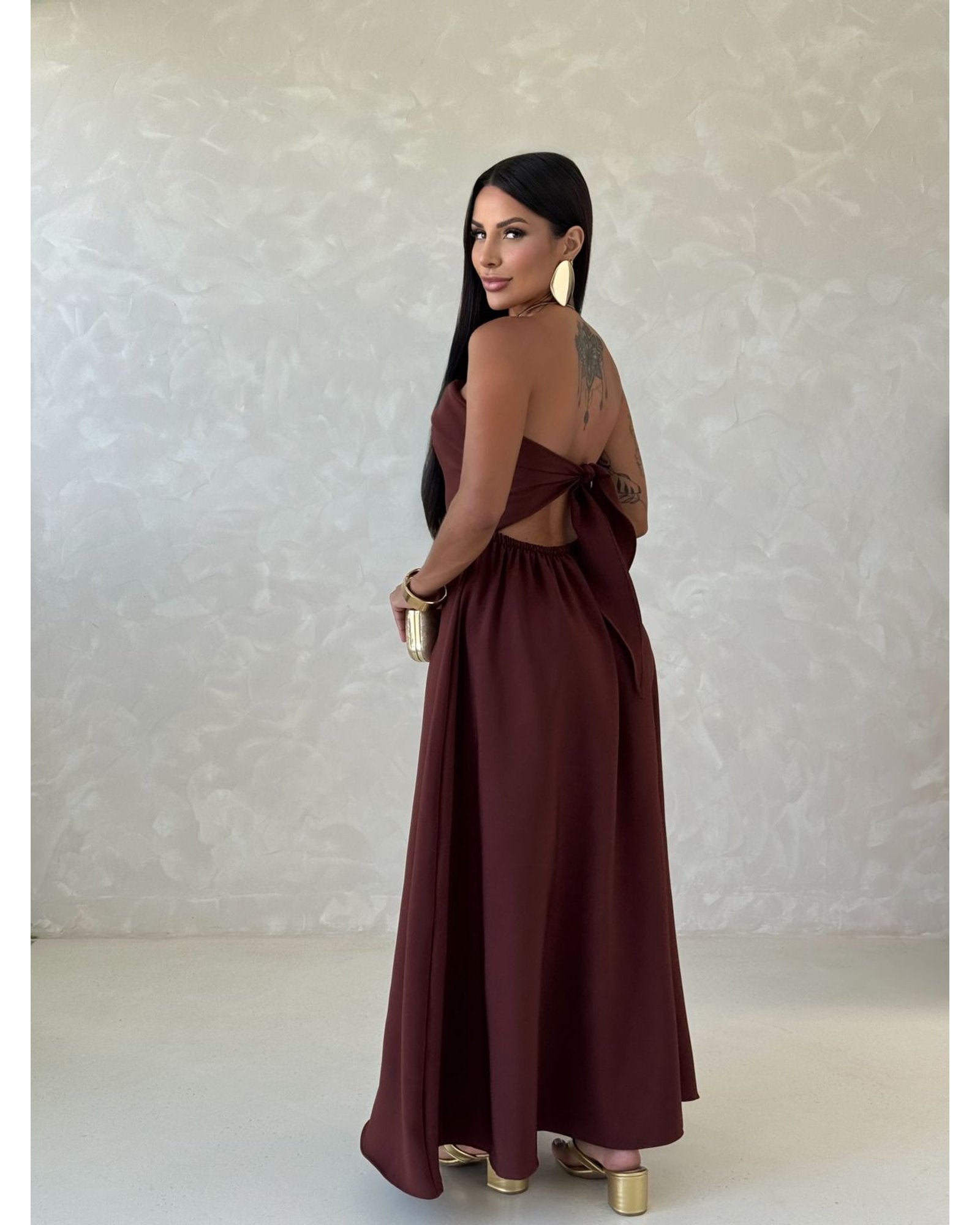 Vestido longo Meghan