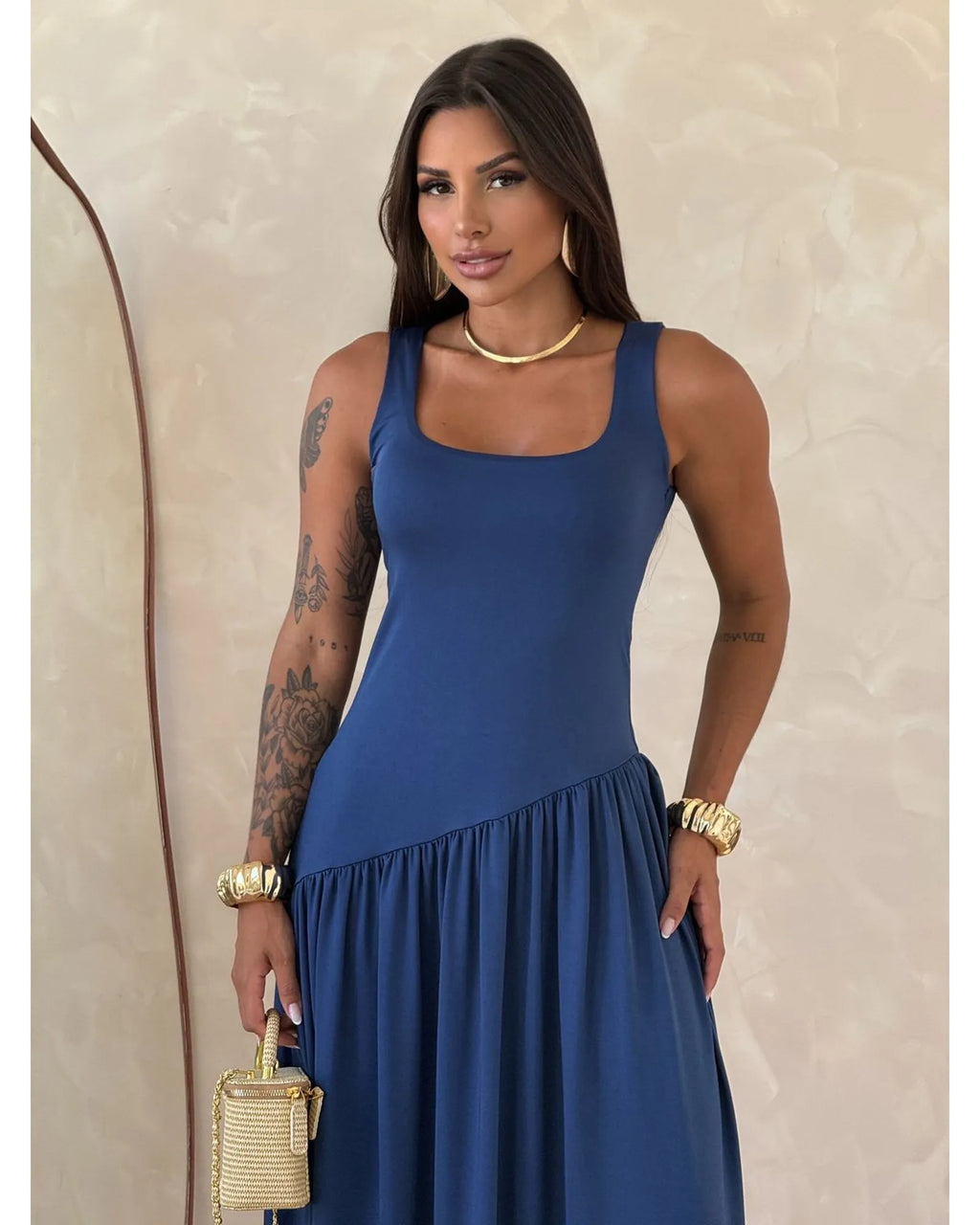 Vestido longo Romantic