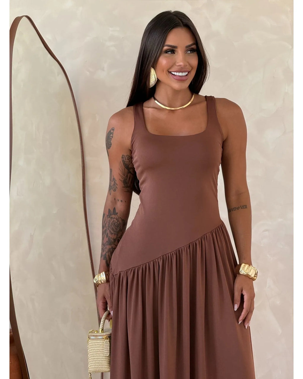 Vestido longo Romantic