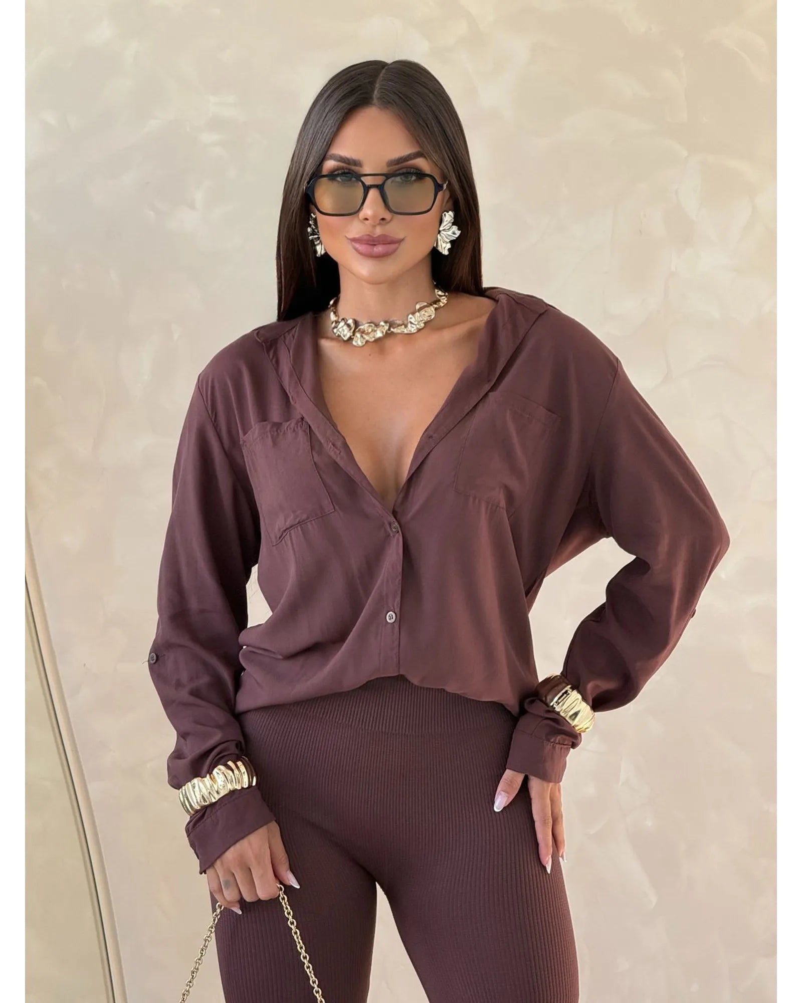 Conjunto flare flanelada