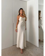 Vestido cetim Zaya