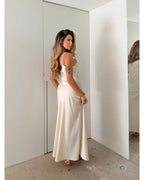 Vestido cetim Zaya