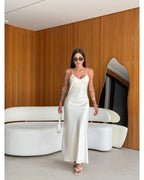 Vestido cetim Zaya