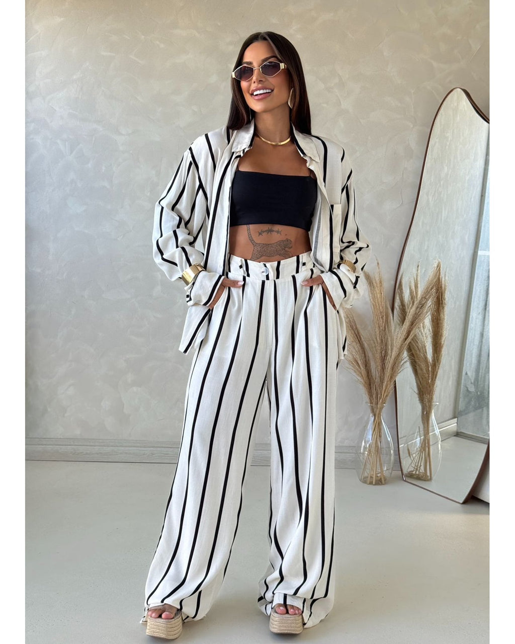 Conjunto listra Holambra