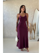 Vestido cetim Zaya
