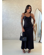 Vestido cetim Zaya