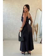 Vestido cetim Zaya