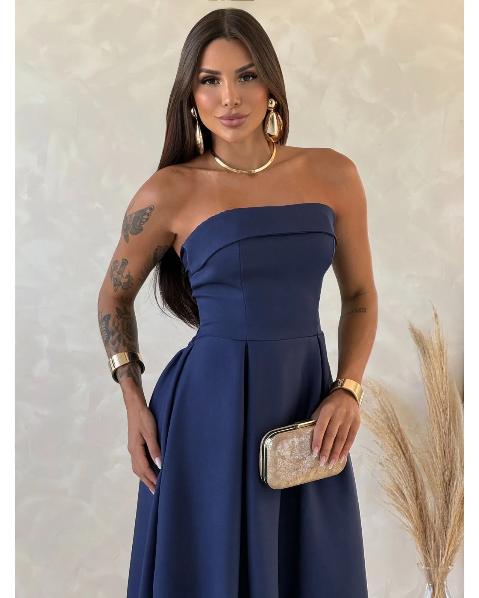 Vestido longo Meghan