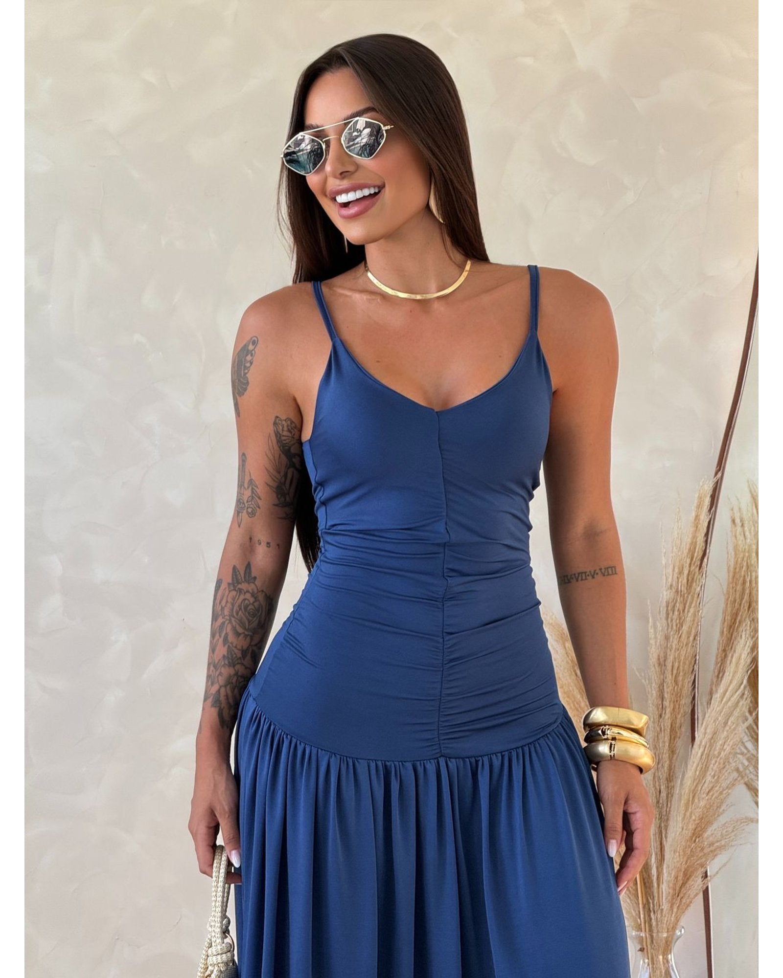 Vestido longo Yara