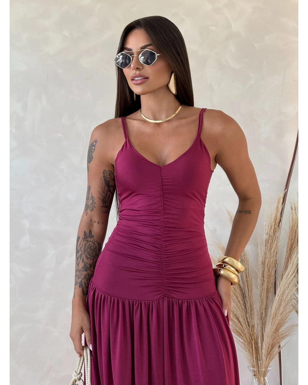 Vestido longo Yara