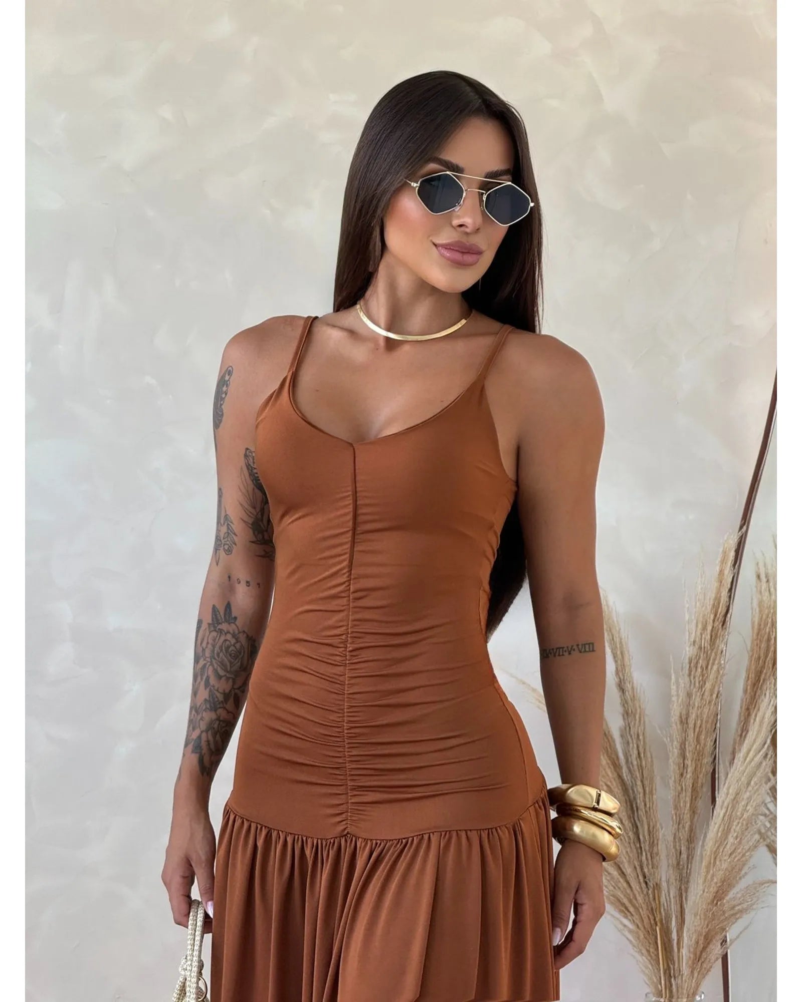 Vestido longo Yara