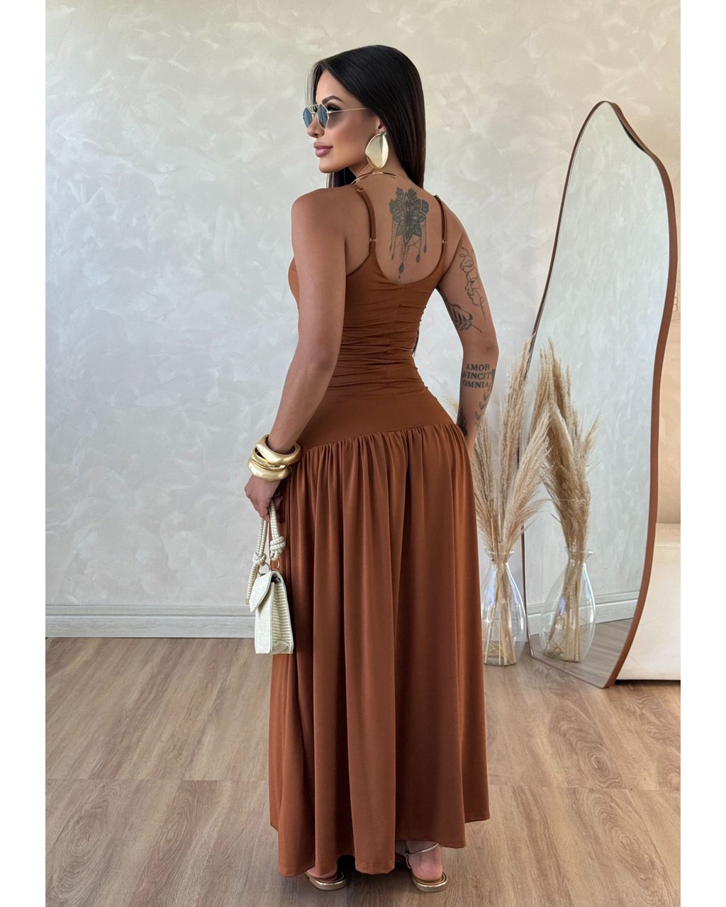 Vestido longo Yara