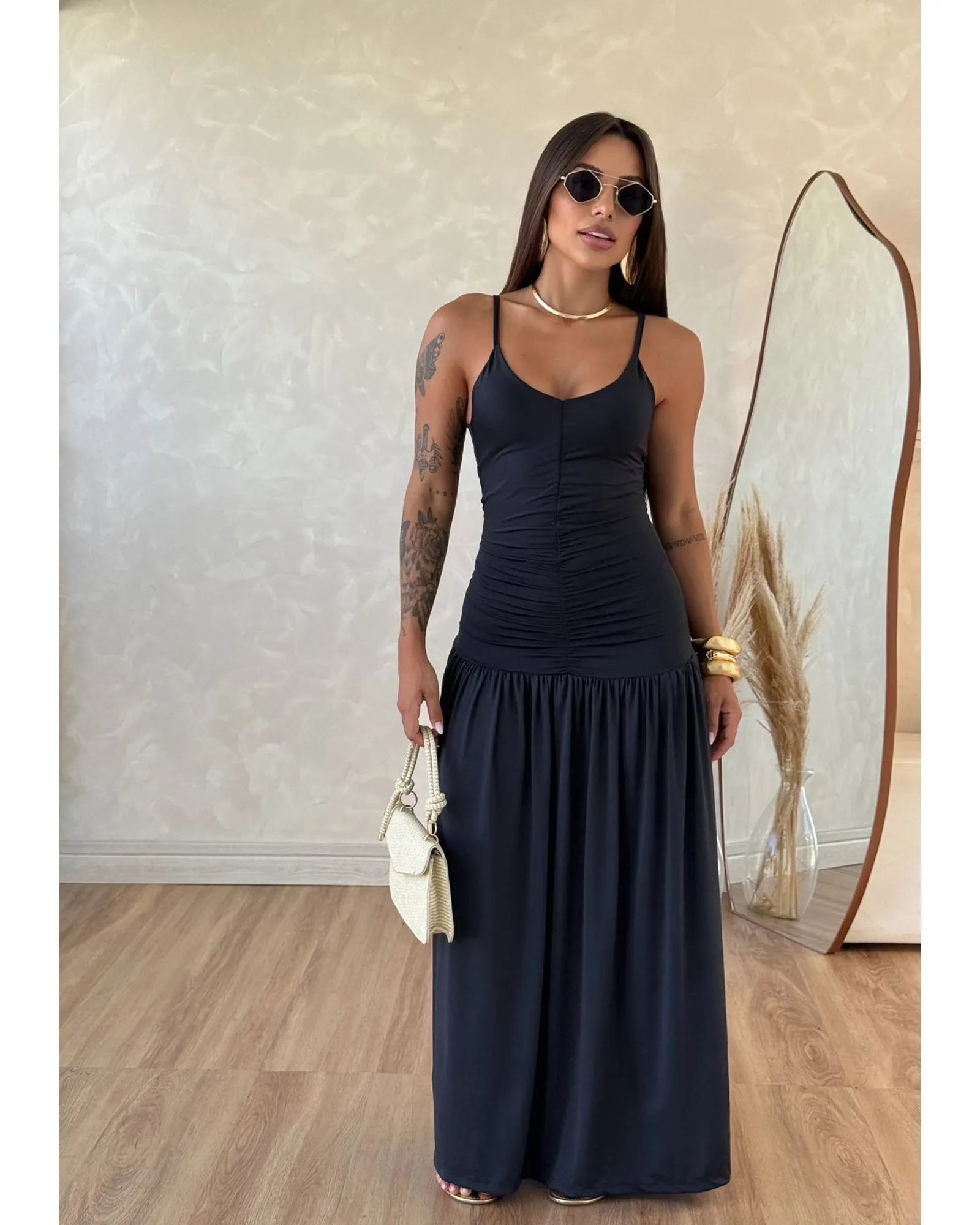 Vestido longo Yara
