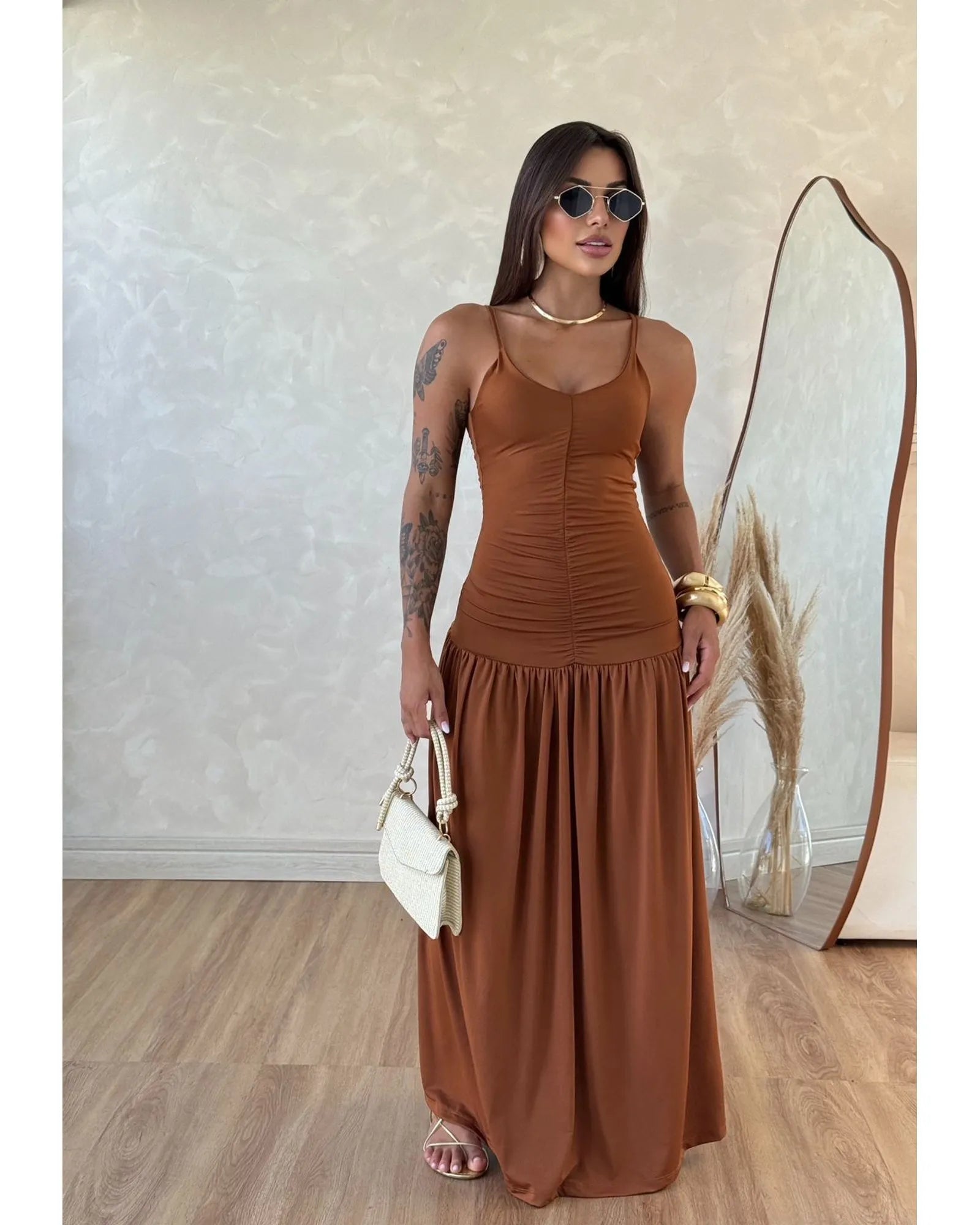 Vestido longo Yara