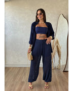 Conjunto flare flanelada