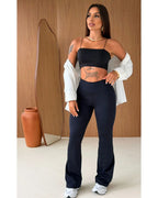 Conjunto flare flanelada