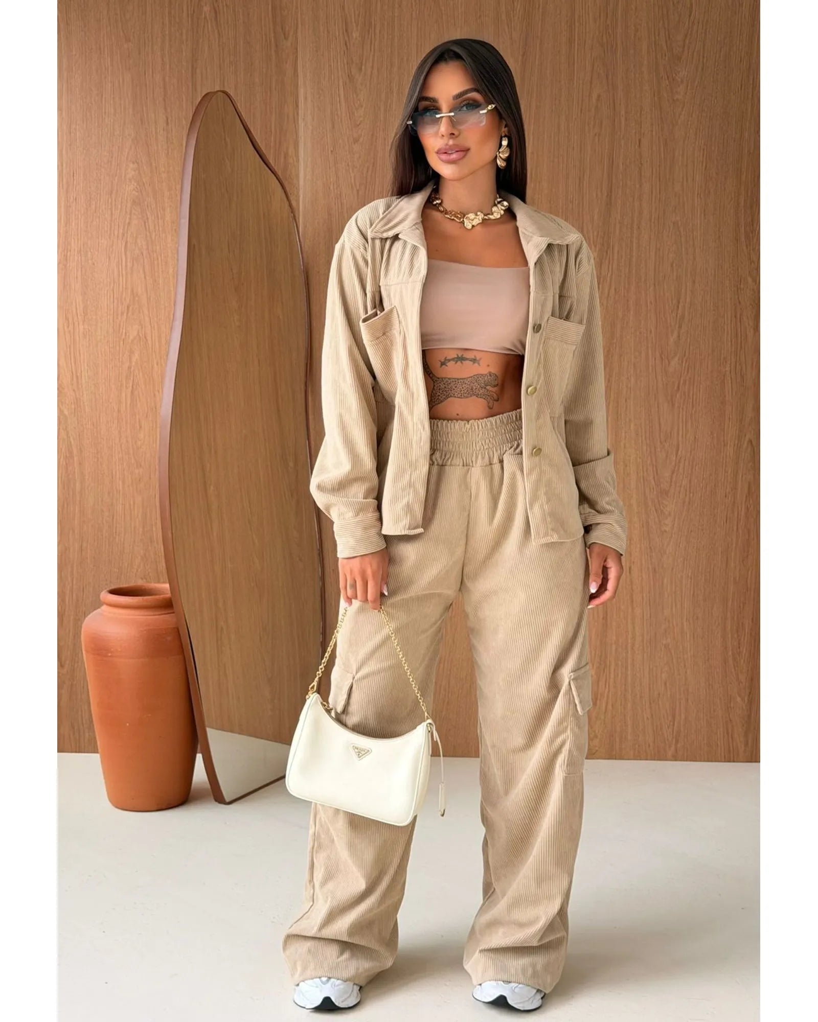 Conjunto (jaqueta+calça) Maíra
